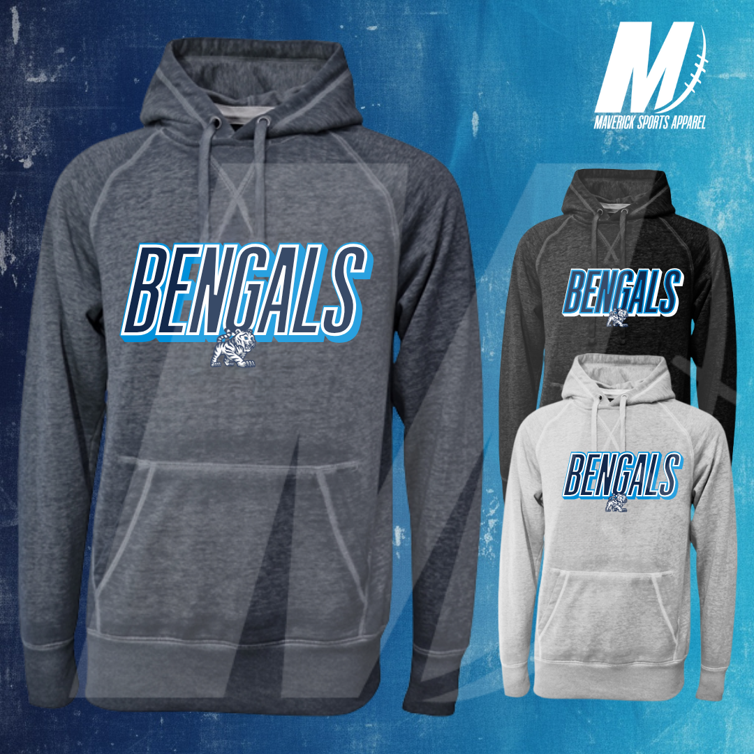 Bryant Bengals Adult Burnout Hoodie