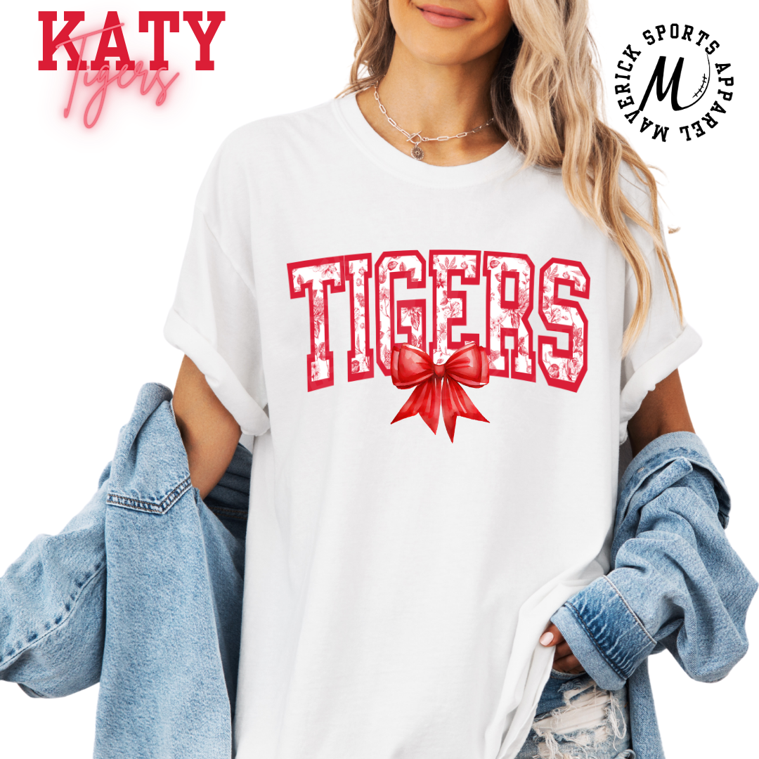 Katy Tigers Floral Varsity