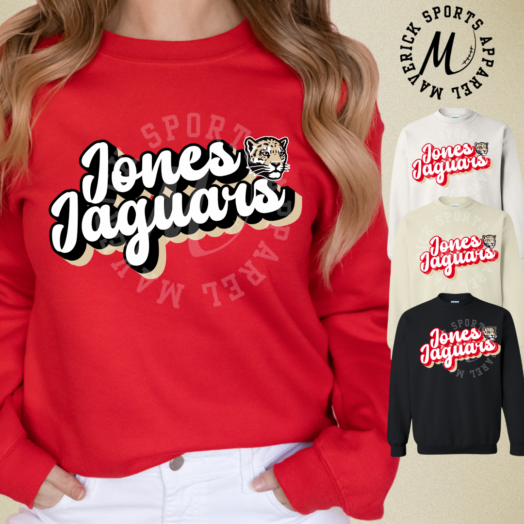 Jones Jaguars Crewneck Sweatshirt