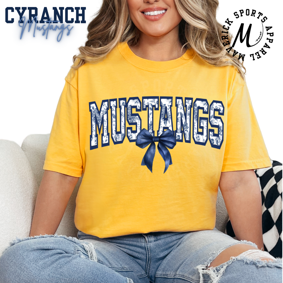 Cy Ranch Mustangs Floral Varsity