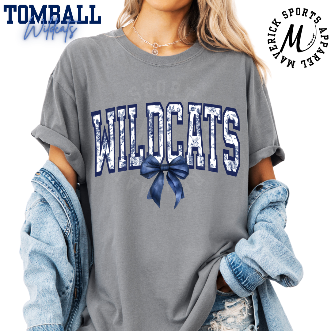 Tomball Wildcats Floral Varsity