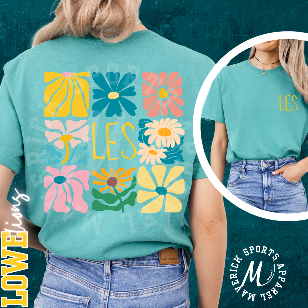 LES Spring Floral Tee