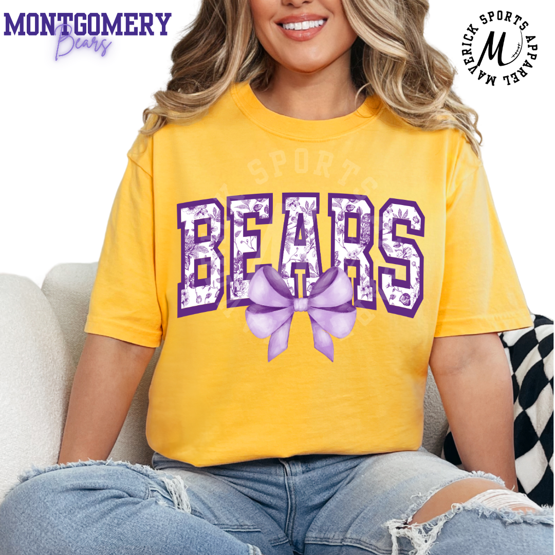 Montgomery Bears Floral Varsity