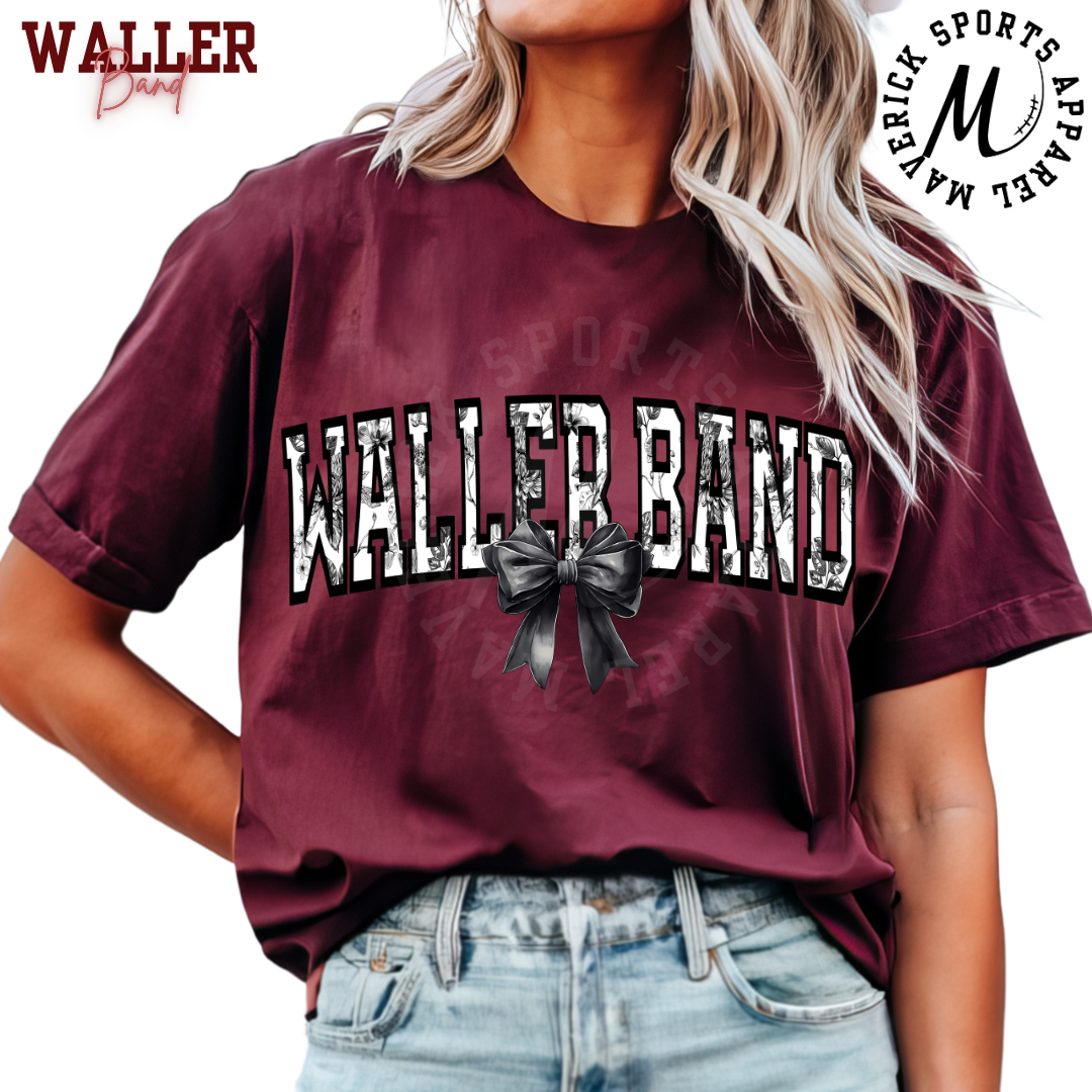 Waller Band Floral Varsity