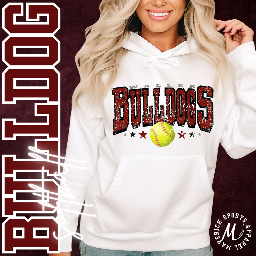 Waller Bulldogs Softball Hoodie