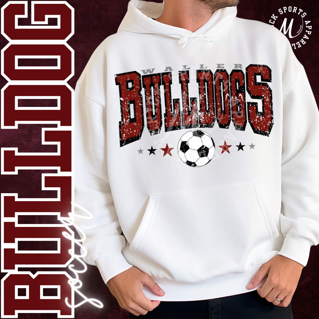 Waller Bulldogs Soccer Hoodie