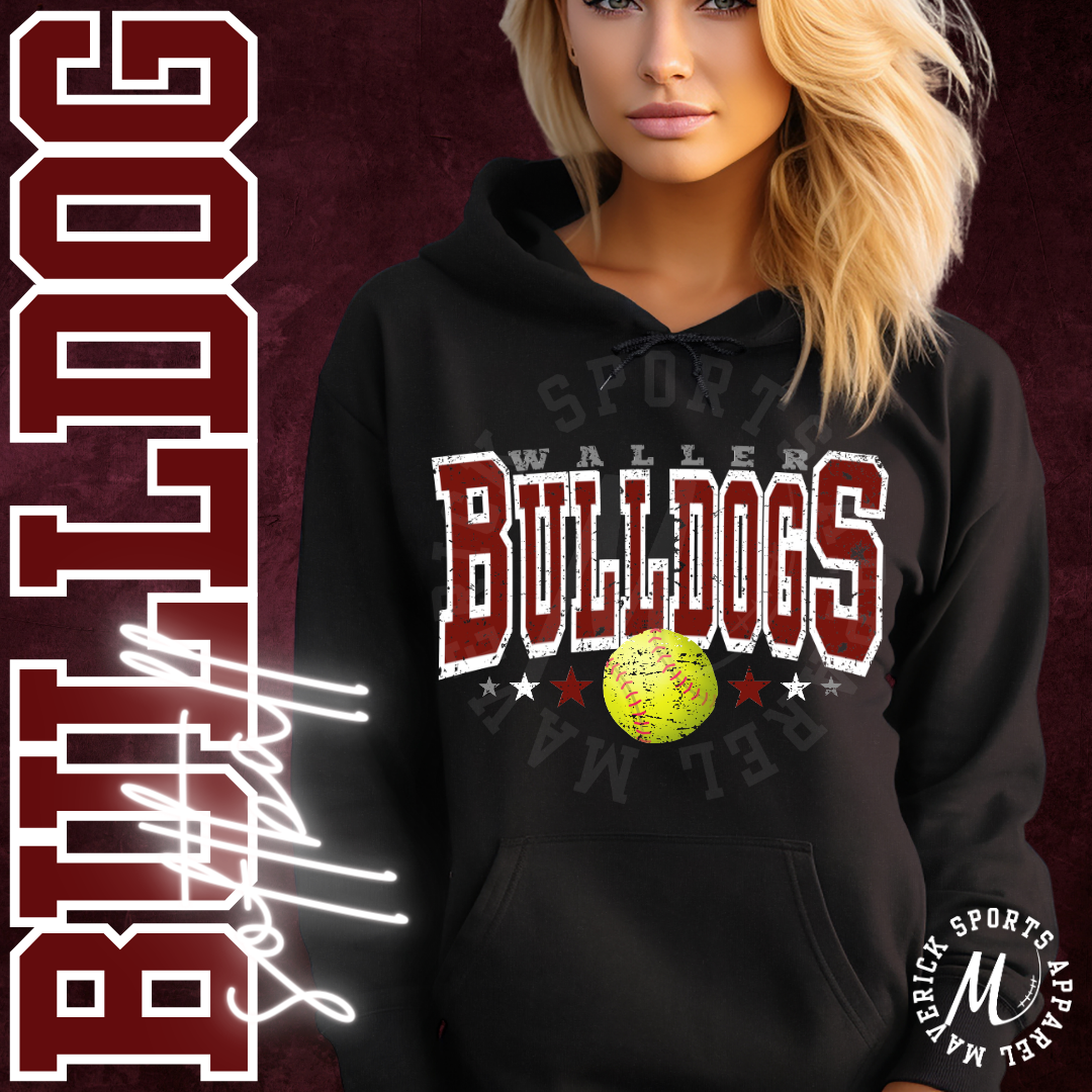 Waller Bulldogs Softball Hoodie