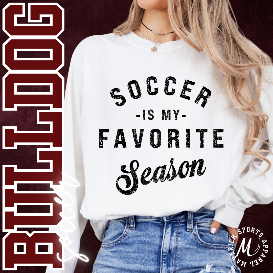 Soccer Is My Favorite Season Tee