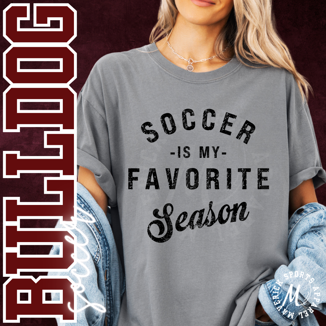 Soccer Is My Favorite Season Tee