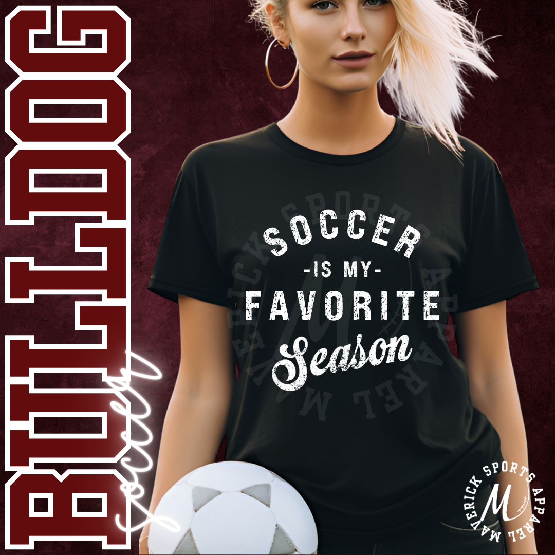 Soccer Is My Favorite Season Tee