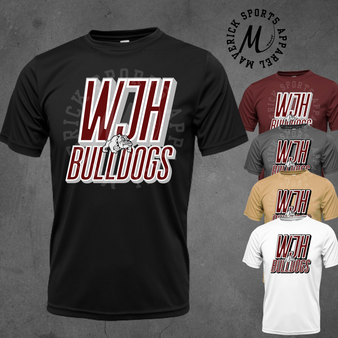 Stacked WJH Bulldogs – Xtreme Tek Dri-Fit Tee