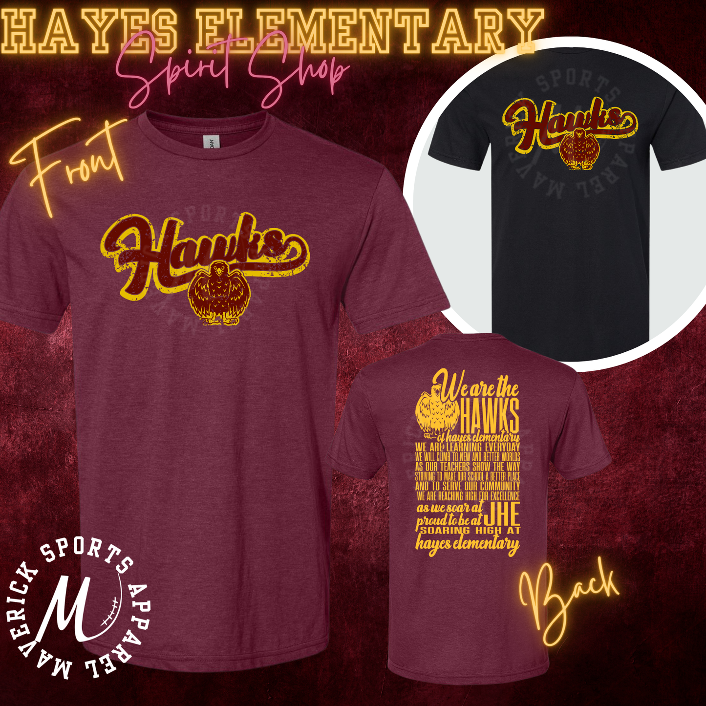 Hawks Retro Tee