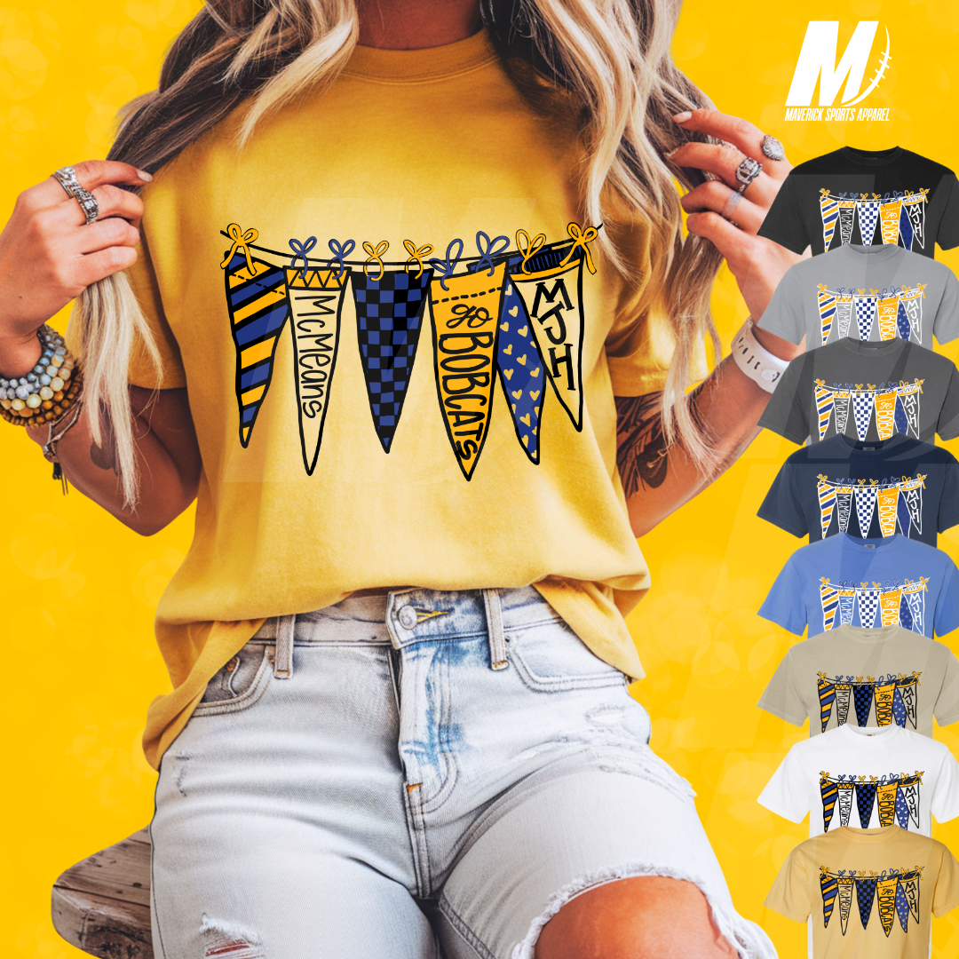 McMeans JH Pennant Banner Tee – Comfort Colors®