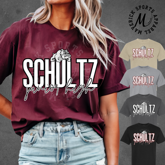 Schultz Junior High Bold Script Tee – Comfort Colors®