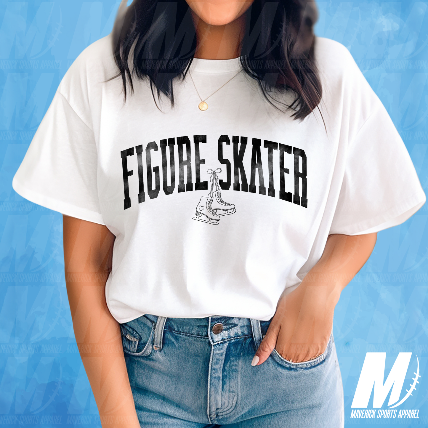 Figure Skater Varsity Tee/Hoodie