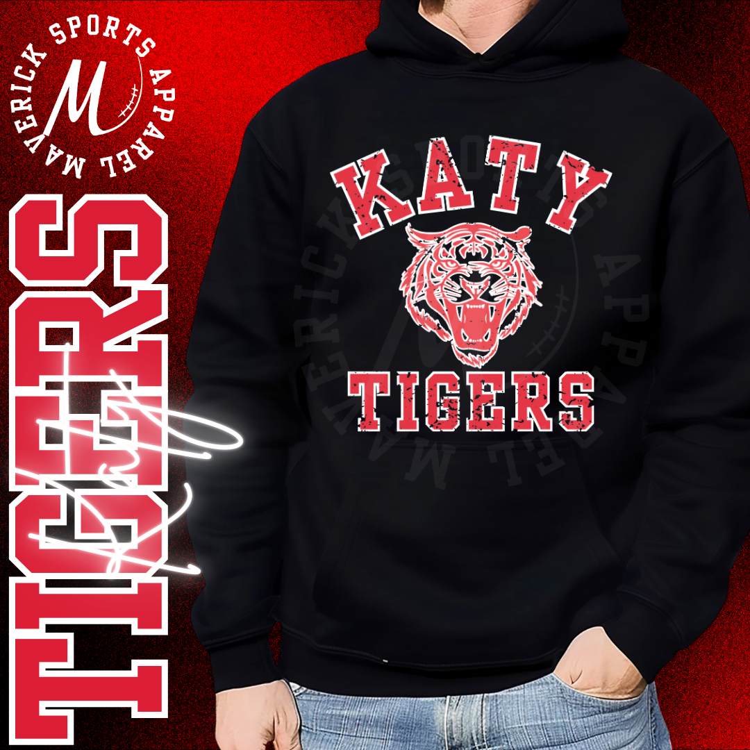 Katy Tigers Distressed Varsity