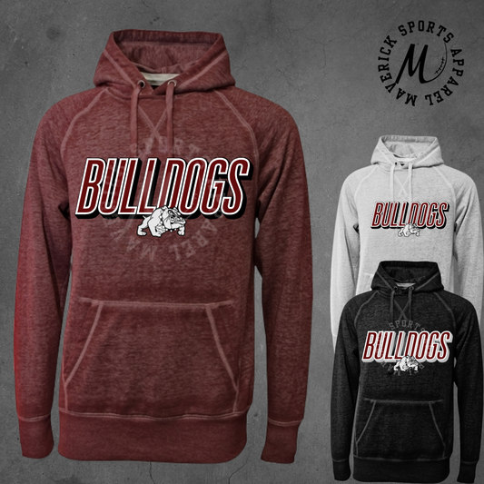 SJH Bulldogs Adult Burnout Hoodie
