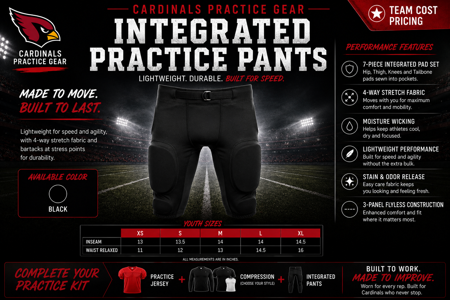Player Practice Pants