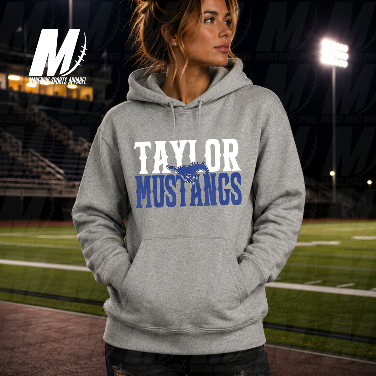 THS Mustangs Breakthrough – Fleece Hoodie