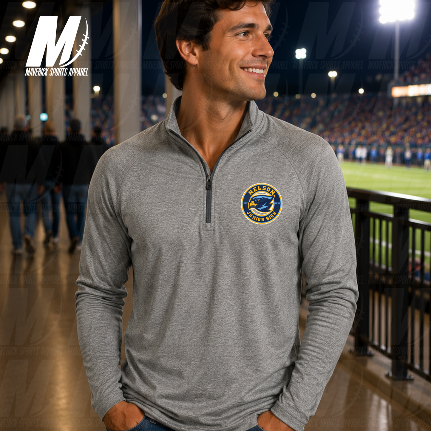 Nelson Junior High XT 4 Runners 1/4 Zip Pullover