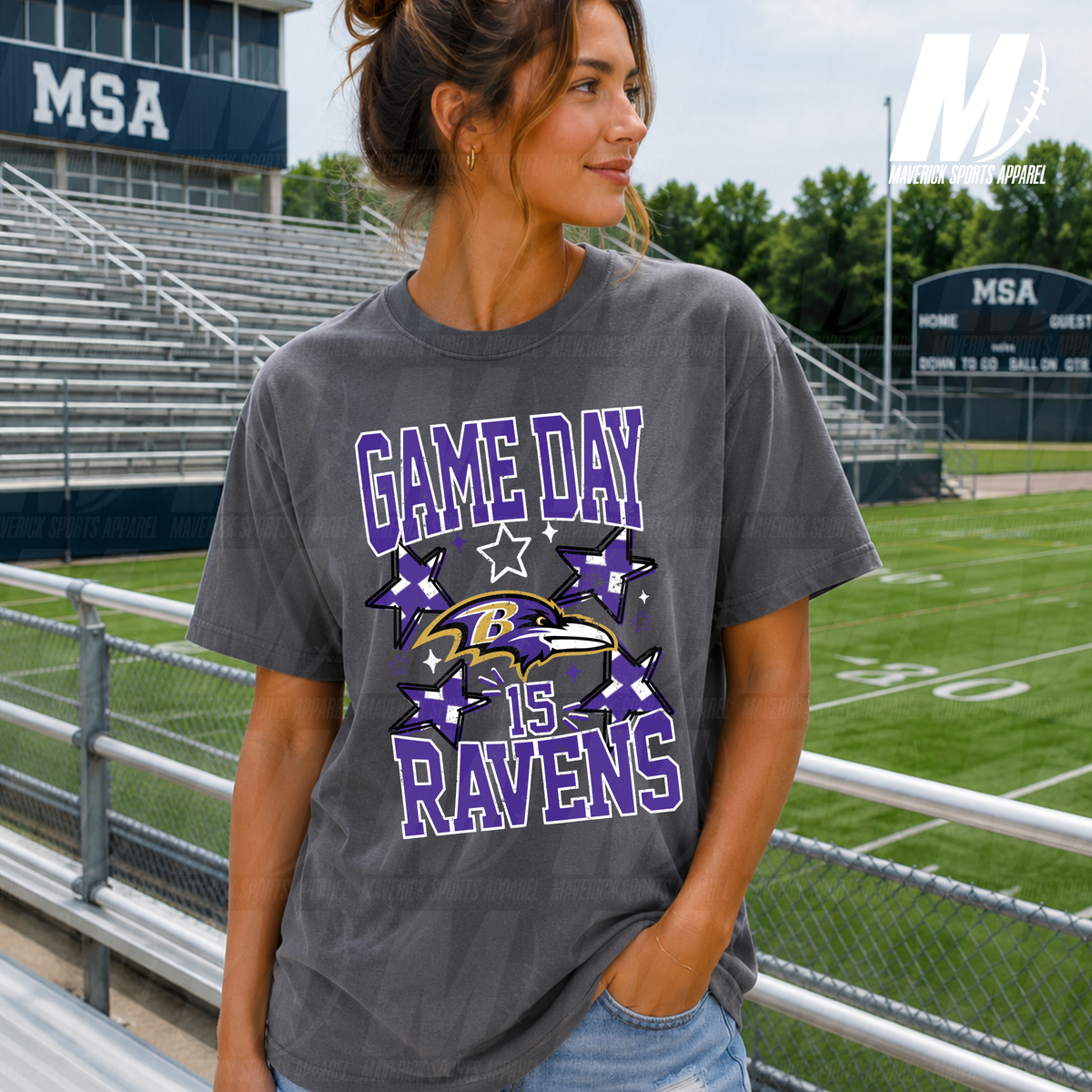 Ravens Game Day – Comfort Color Tee