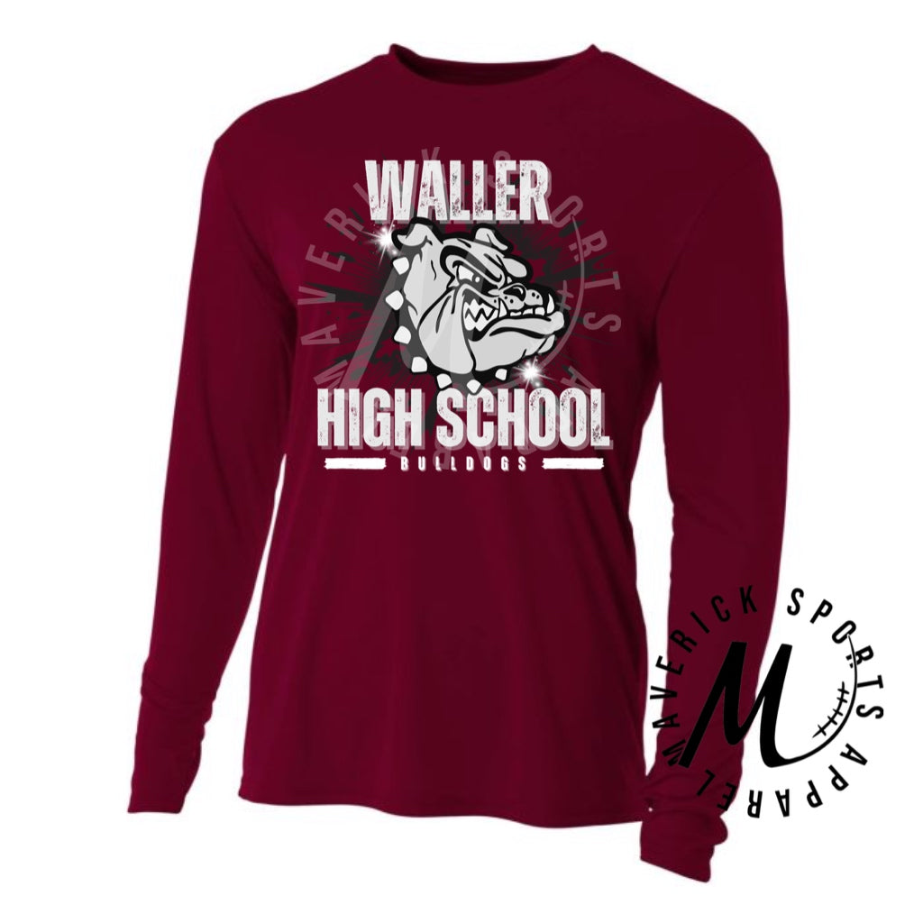 Waller HS Bulldogs Drifit Tee