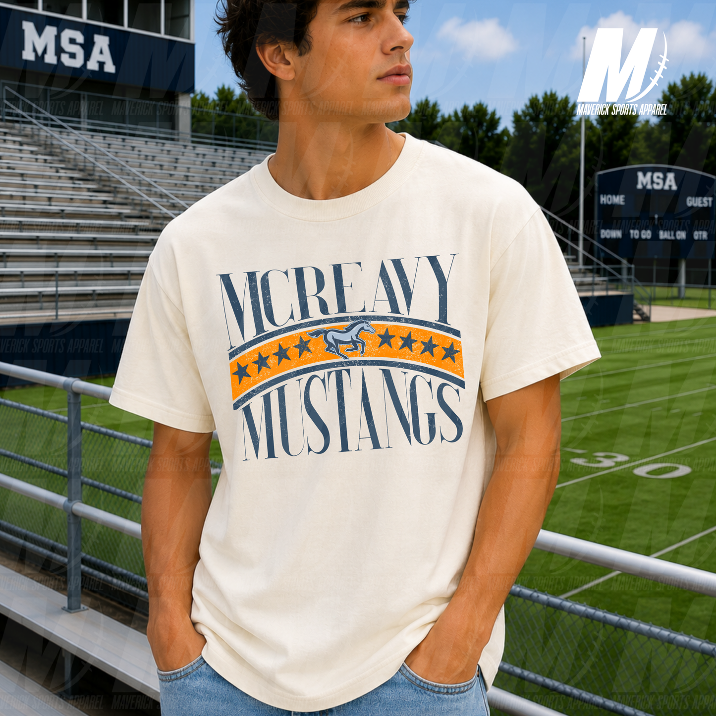 McReavy Mustangs University – Comfort Colors® Series