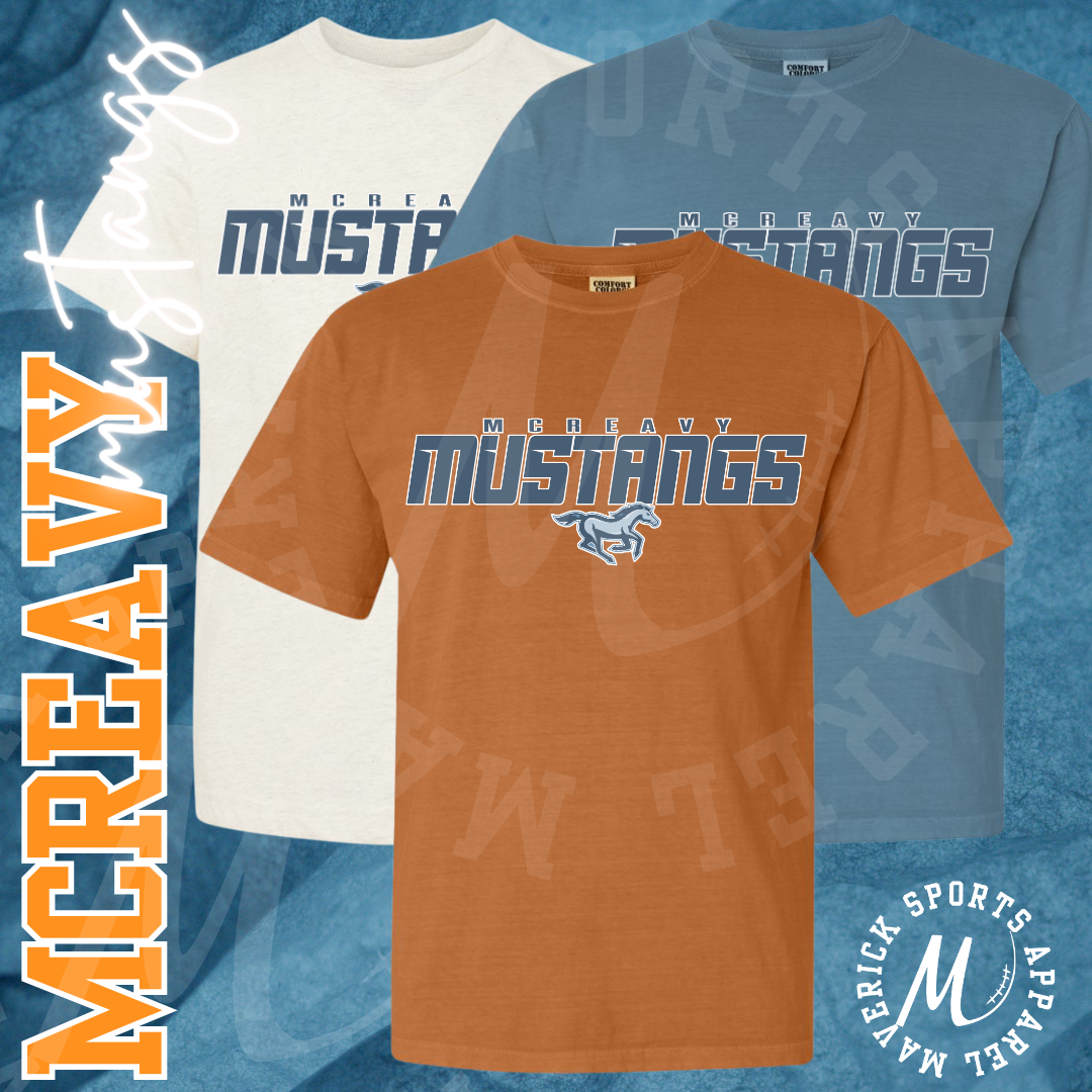 McReavy Mustangs Sporty Tee