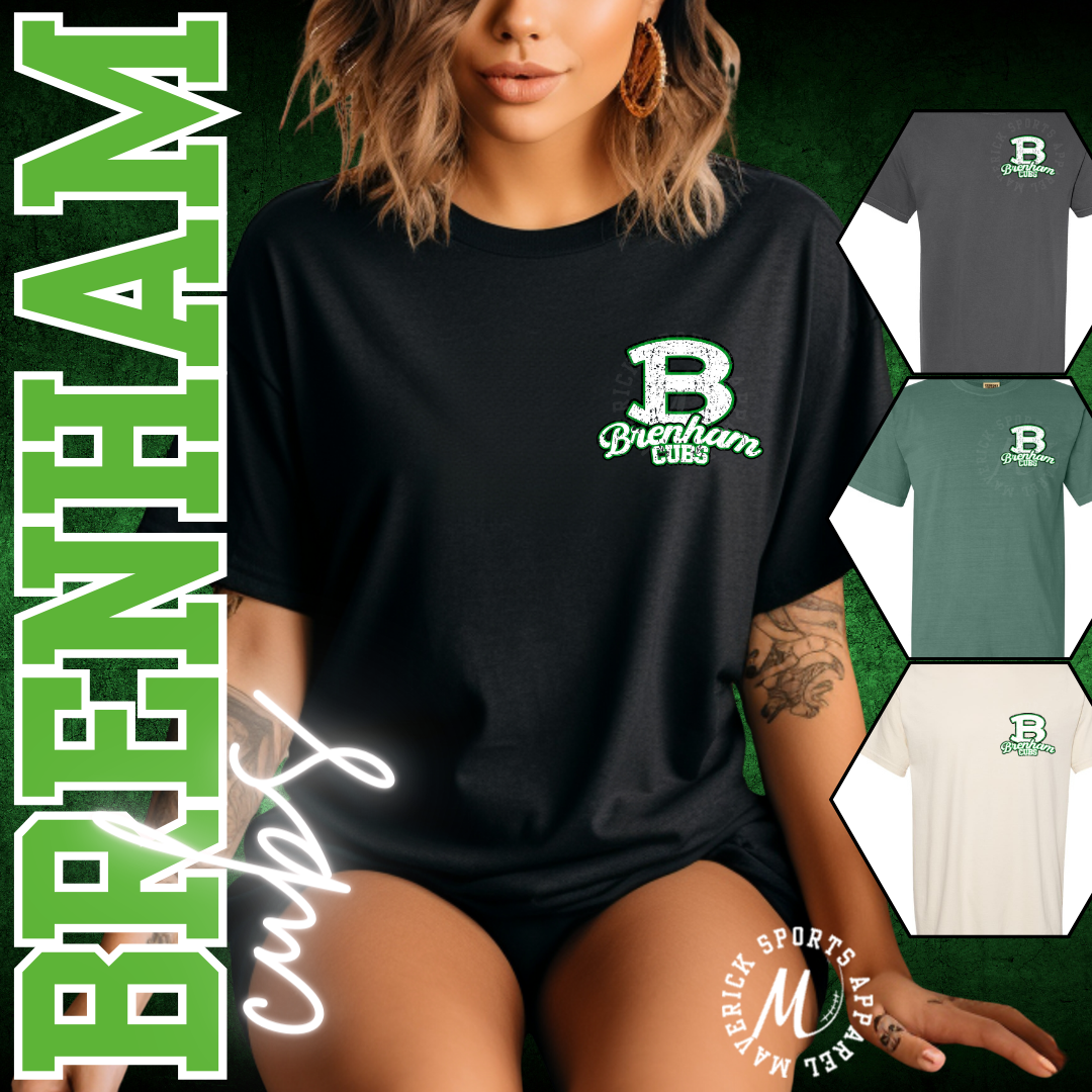 Brenham Cubs Retro Pocket Tee