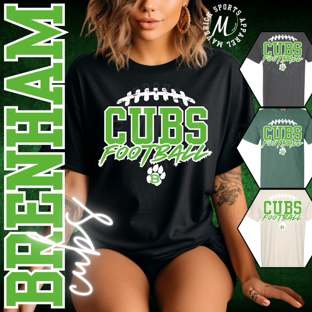 Cubs Football Tee