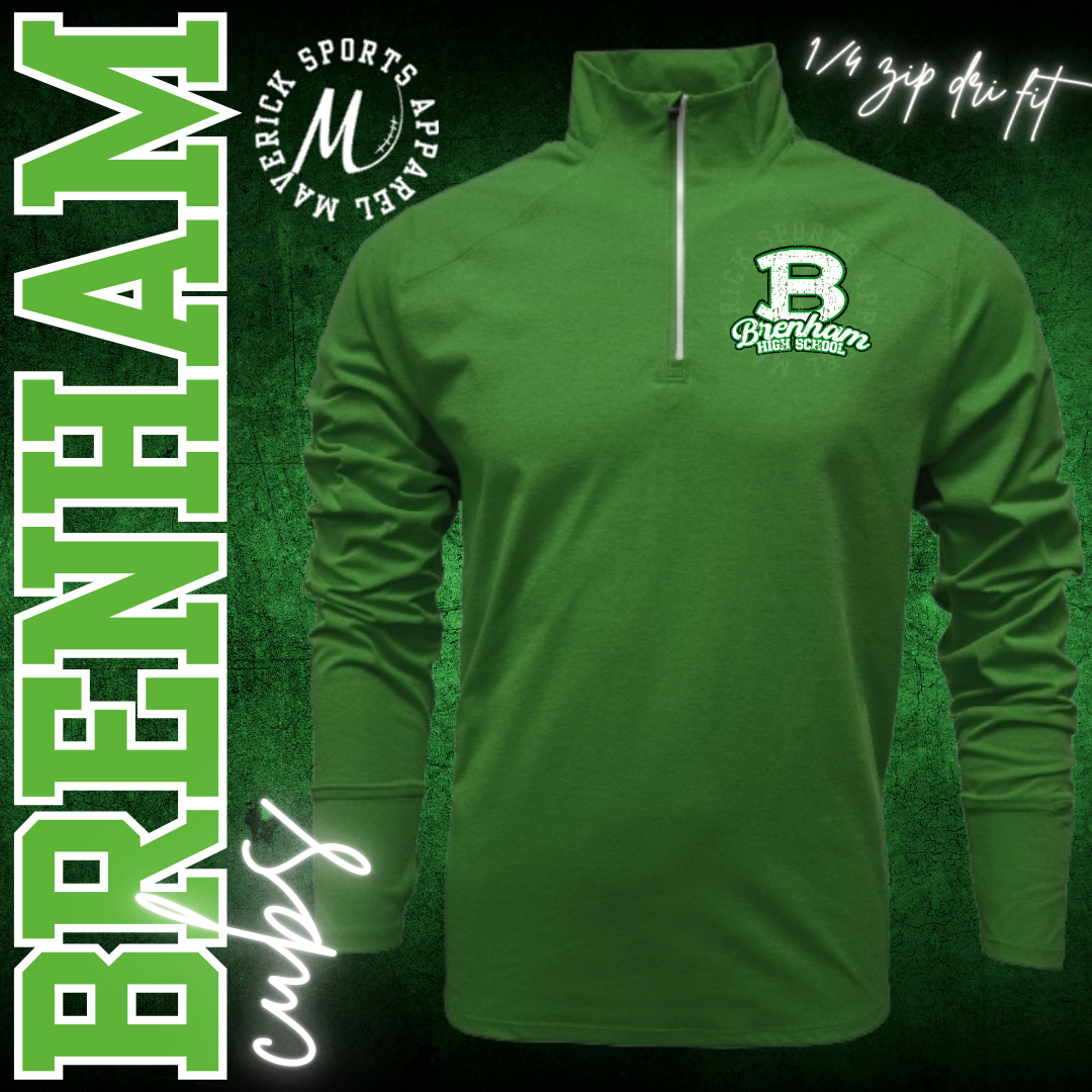 Brenham Cubs 1/4 Zip Dri Fit