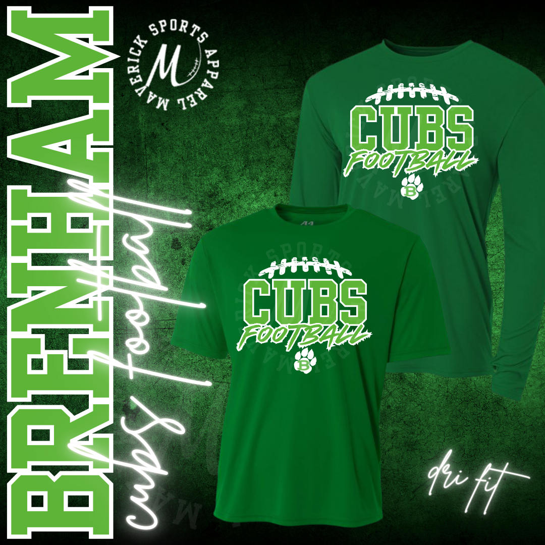Cubs Football Dri Fit
