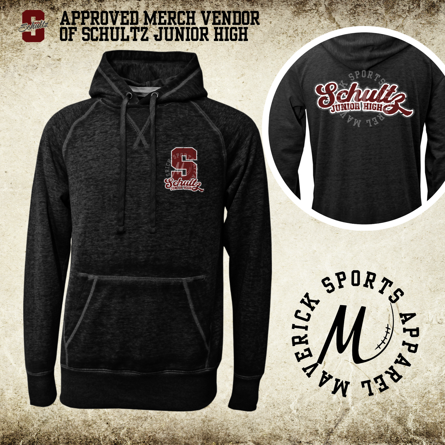 SJH Acid Washed Hoodie