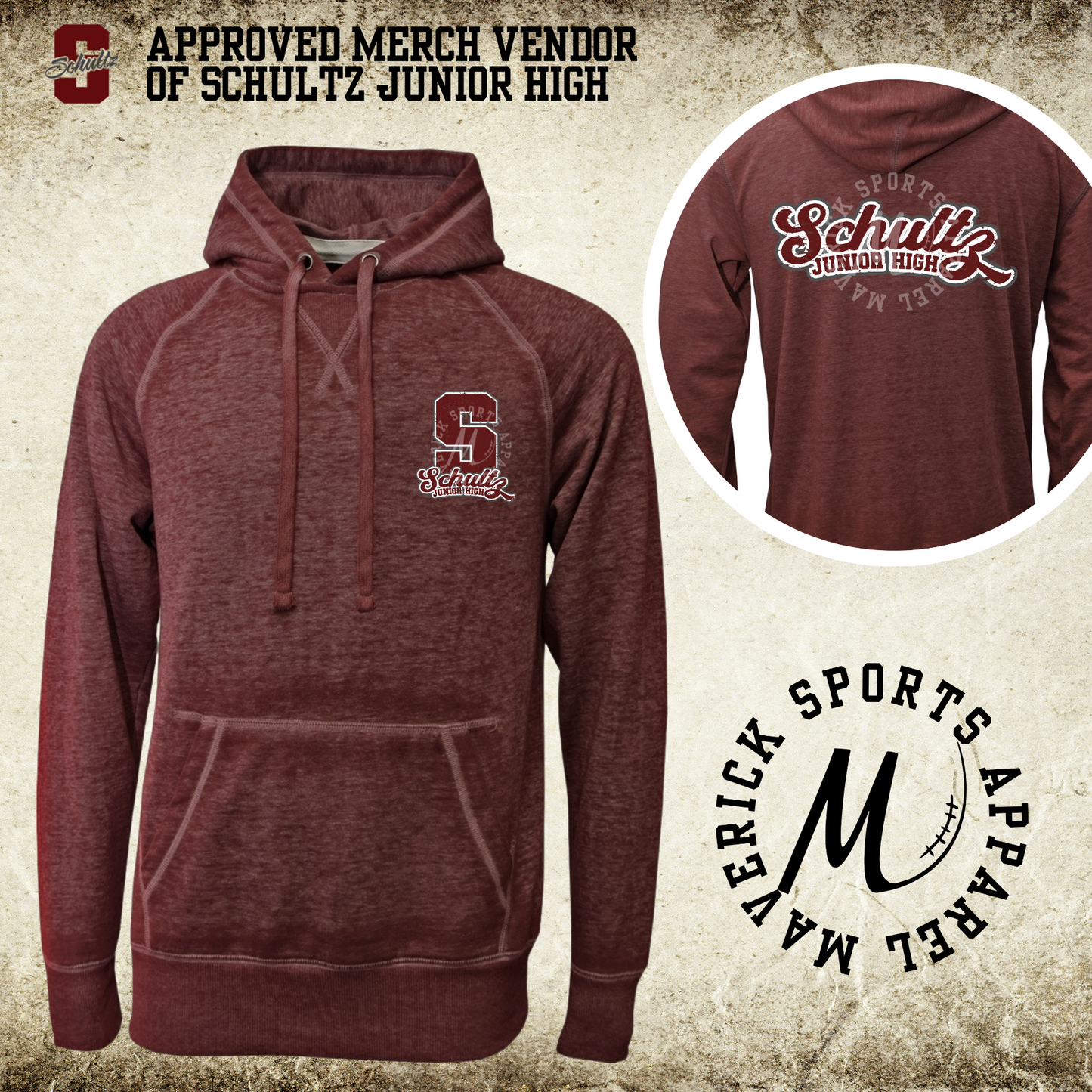 SJH Acid Washed Hoodie