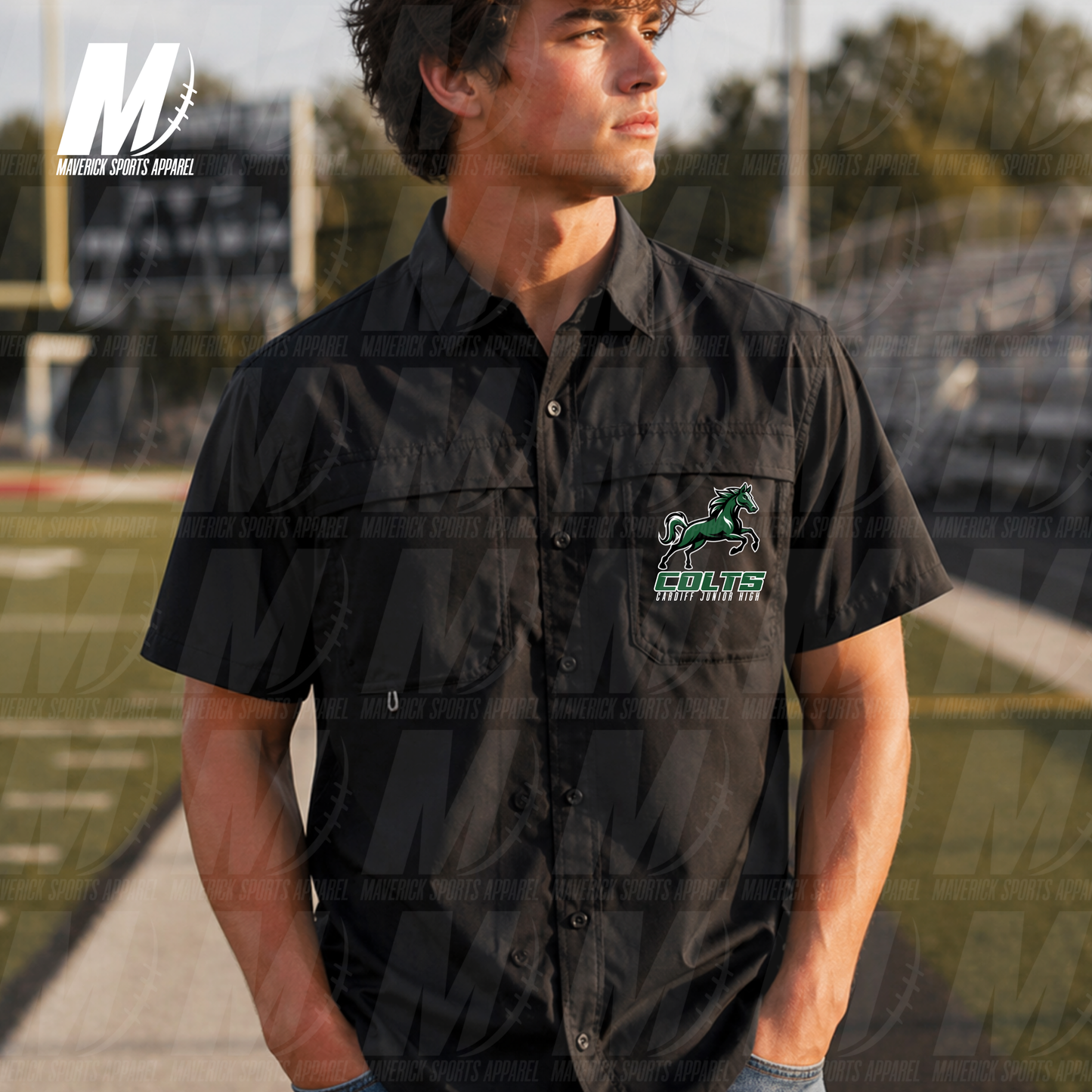 Cardiff JH Men’s Short Sleeve Fishing Shirt