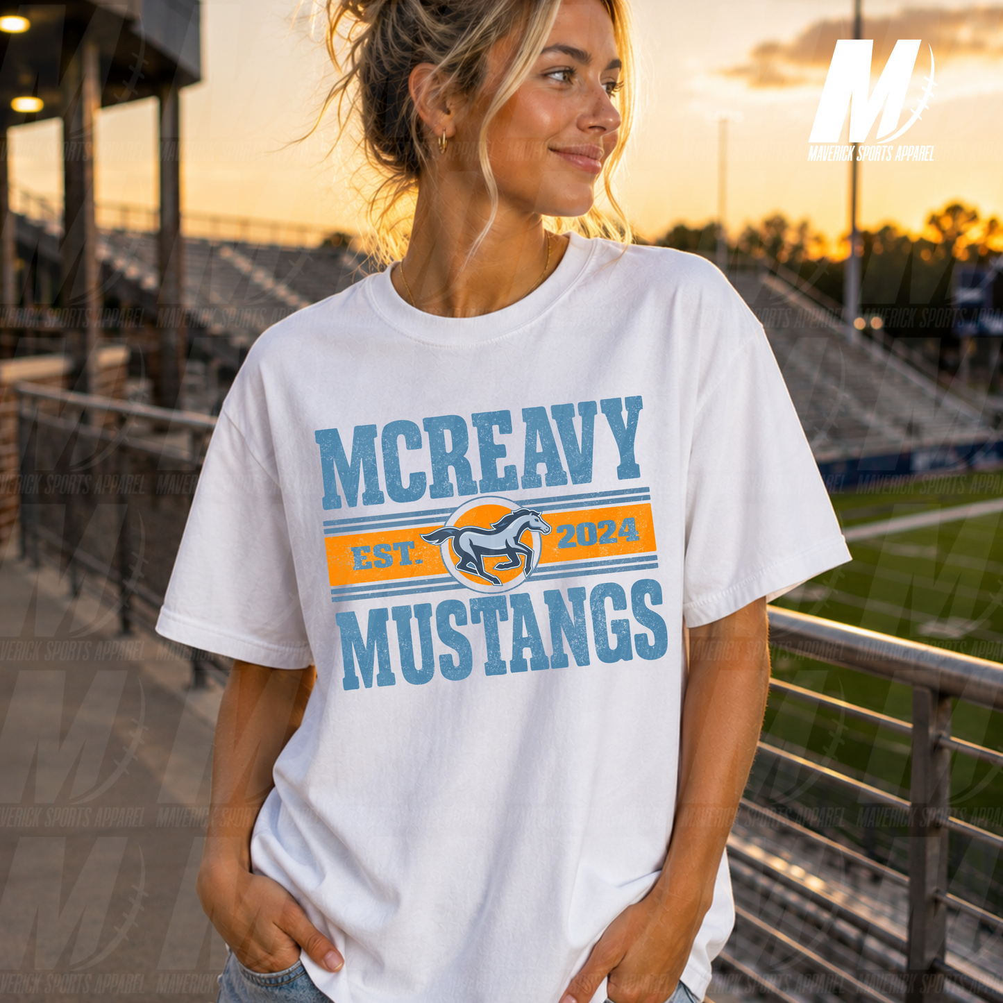 McReavy Mustangs All-American – Comfort Colors® Series