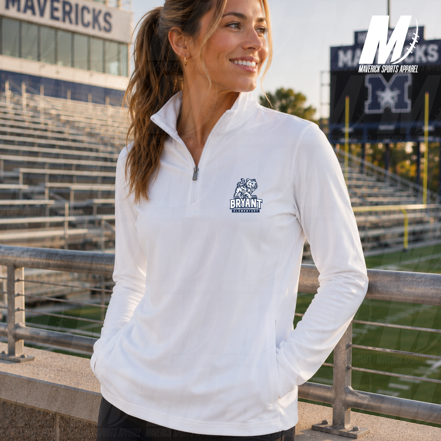 Bryant Elementary Bengals Cloud+ Soft 1/4 Zip Pullover