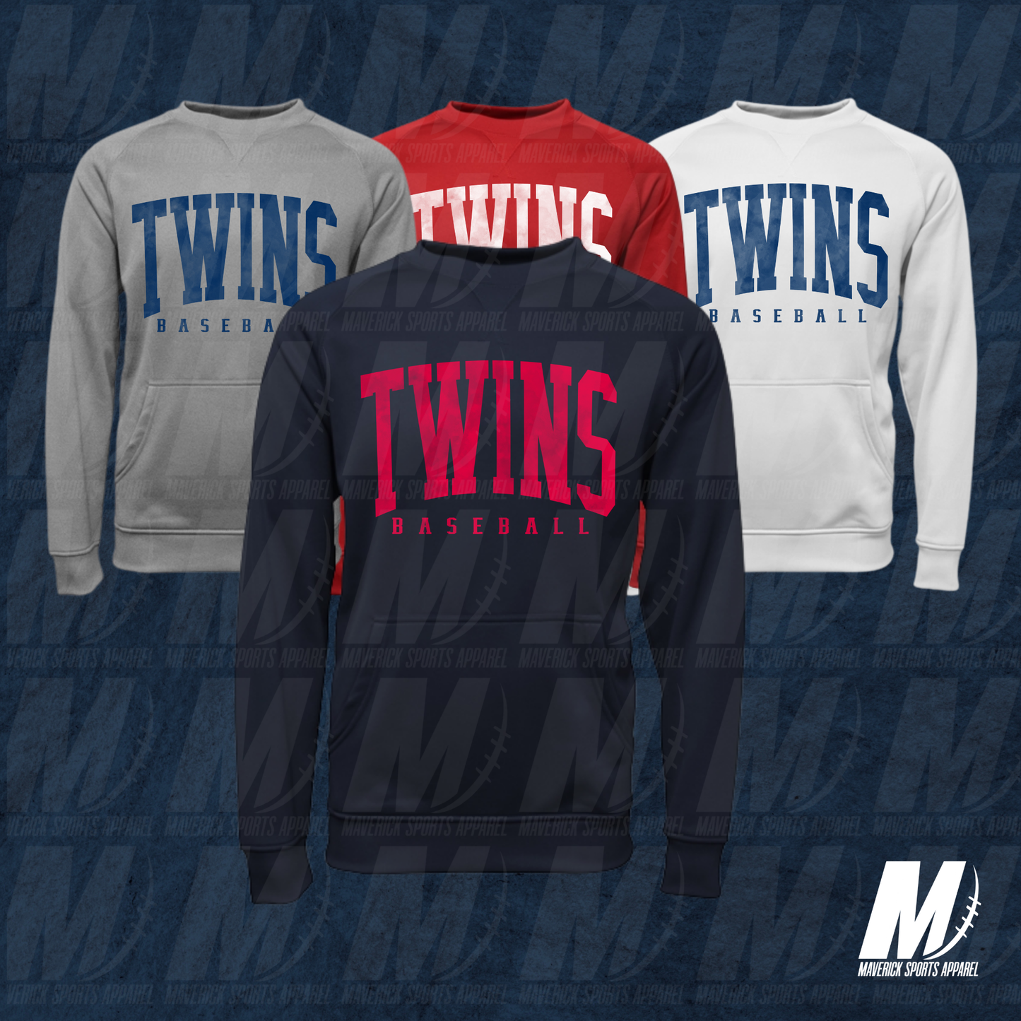 Twins Baseball Pullover Sweatshirt