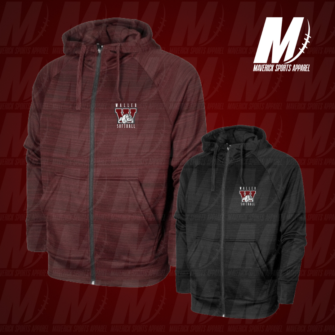 Waller Softball Pocket Scuba Full-Zip Jacket