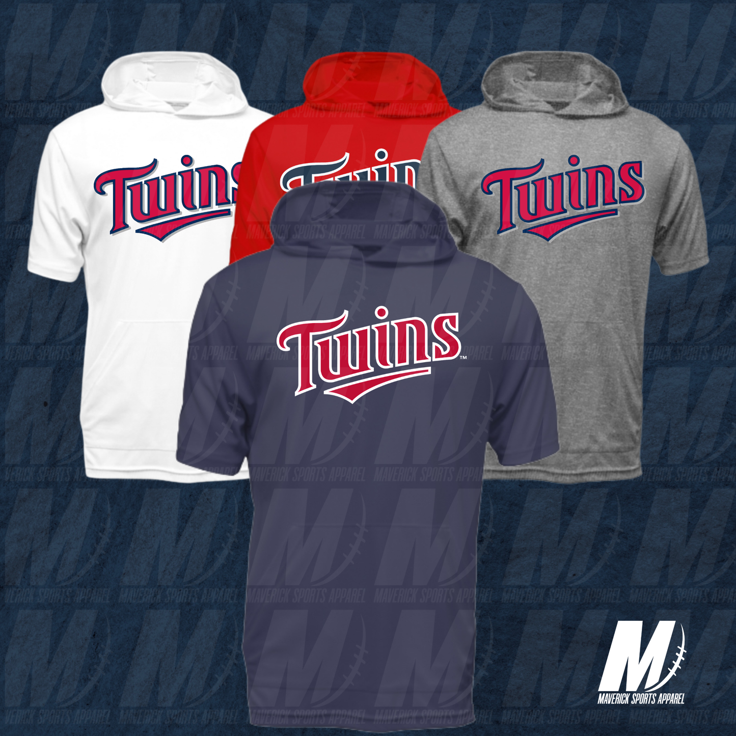 Twins Xtreme Tek Short Sleeve Hooded Drifit