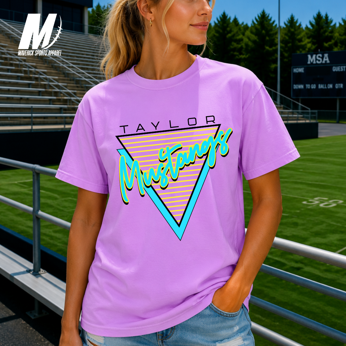 Taylor Mustangs Electric Summer – Comfort Colors® Series