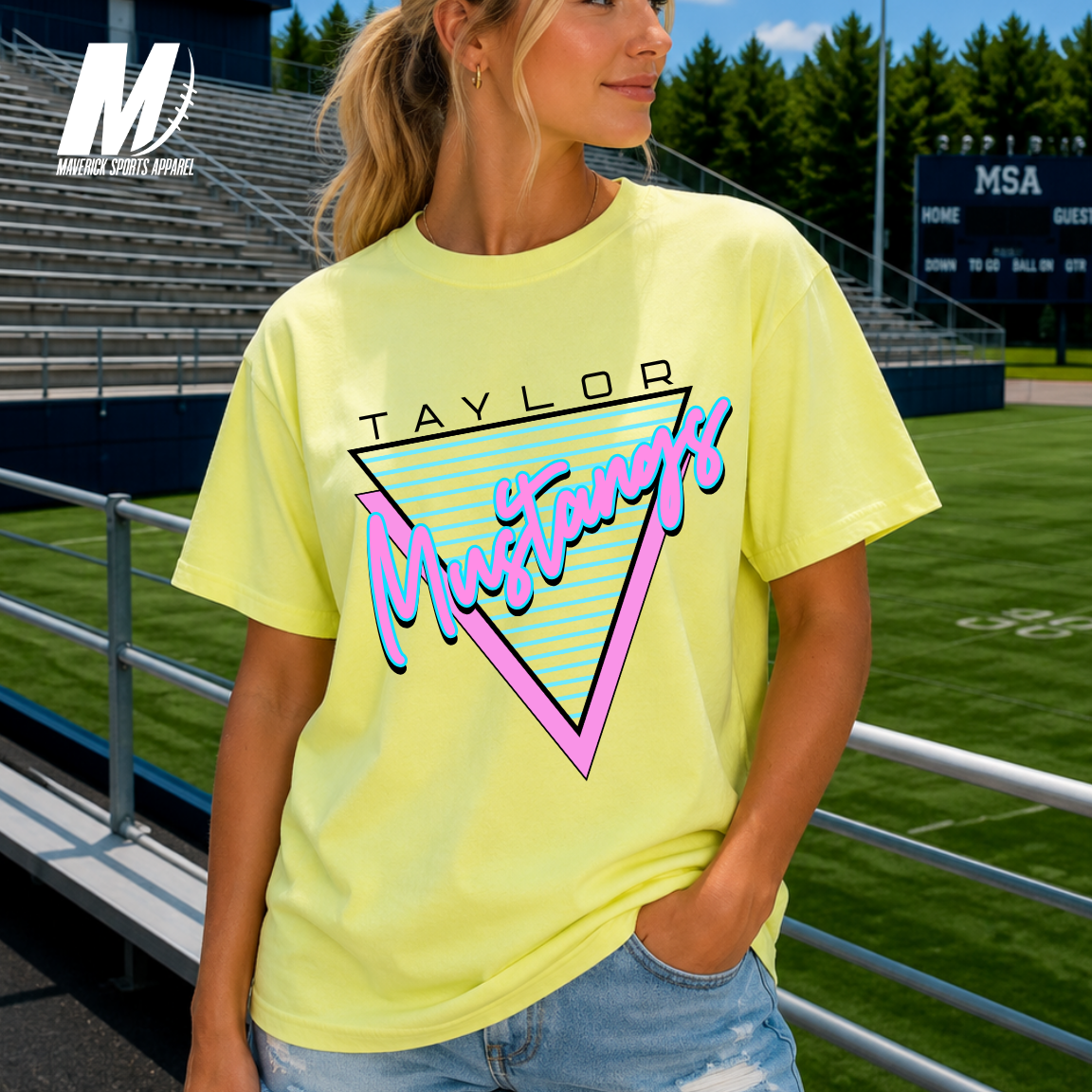Taylor Mustangs Electric Summer – Comfort Colors® Series
