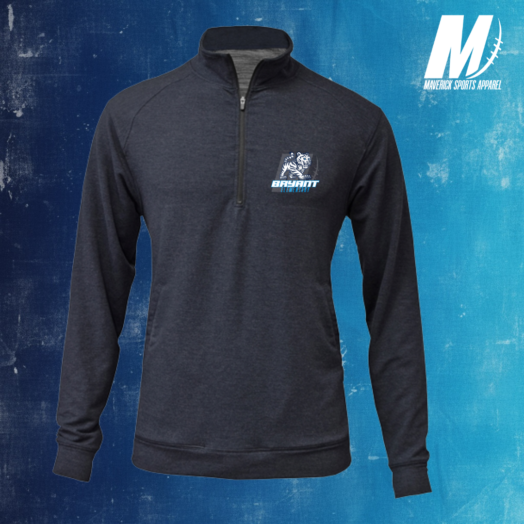 Bryant Elementary Bengals Tri-Blend 1/4 Zip Pullover