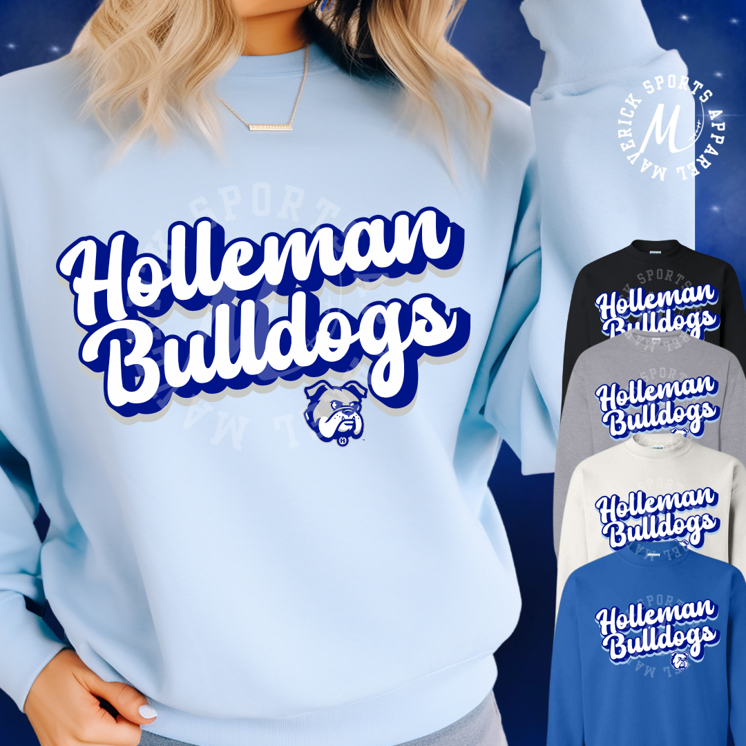 Holleman Elementary Bulldogs Crewneck Sweatshirt