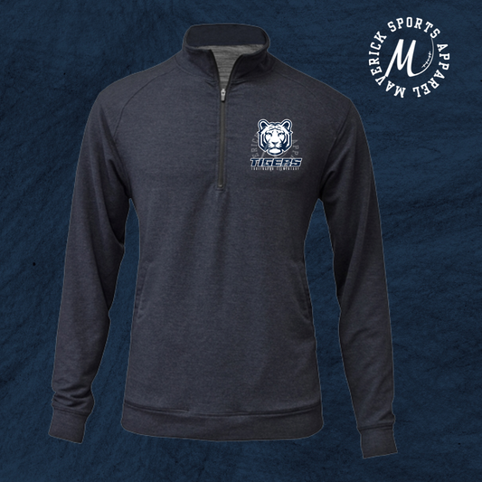 Turlington Elementary Tigers Tri-Blend 1/4 Zip Pullover
