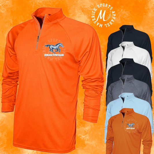 McReavy Mustangs XT 4 Runners 1/4 Zip Pullover