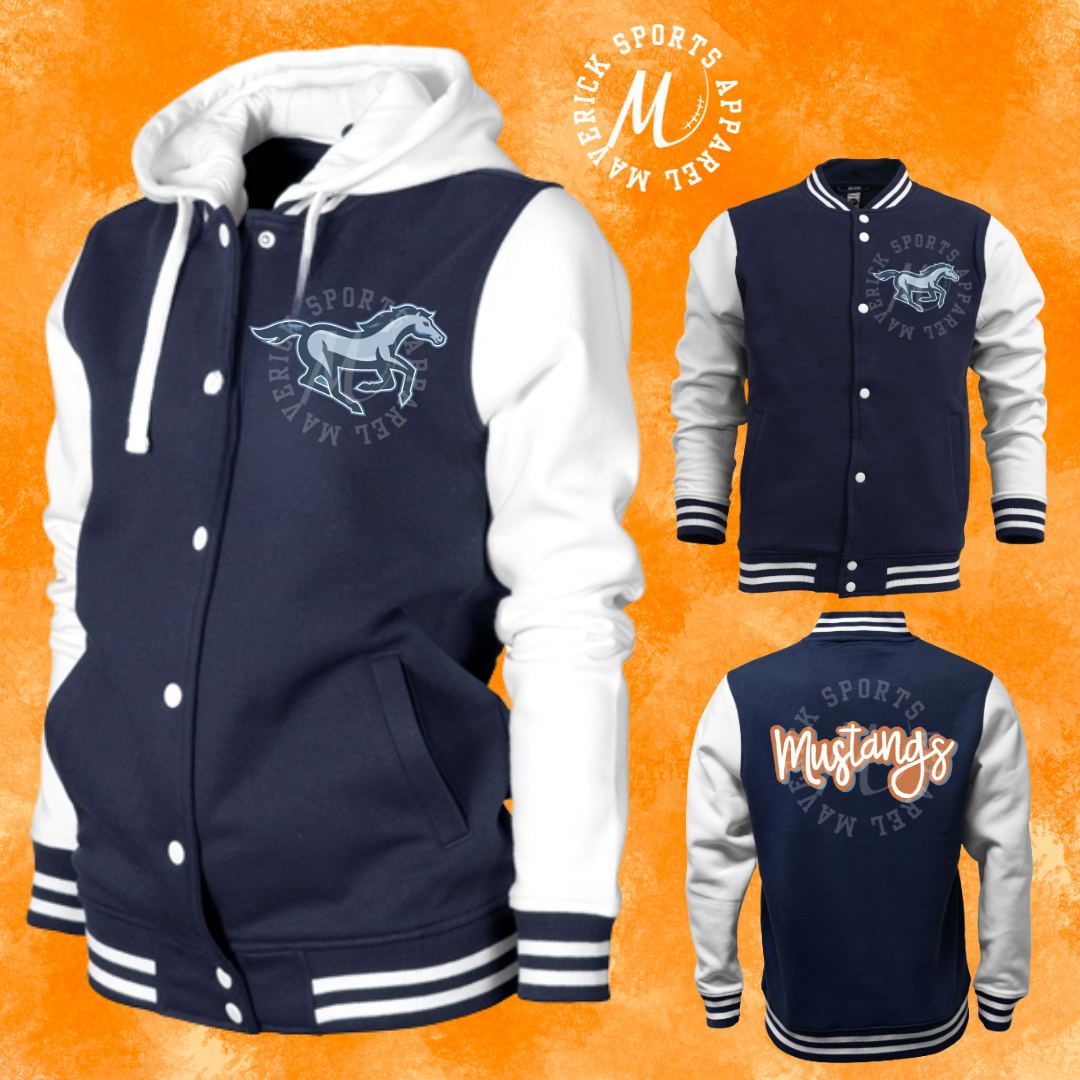 McReavy Mustangs Varsity Letterman Jacket