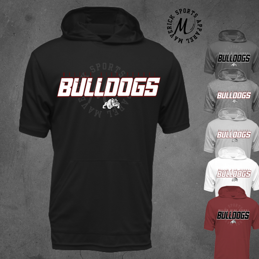 Waller High School Bulldogs Xtreme-Tek Short Sleeve Hood