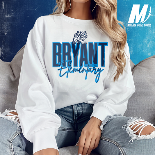 Bryant Elementary Bengals Bold Script Crewneck Sweatshirt