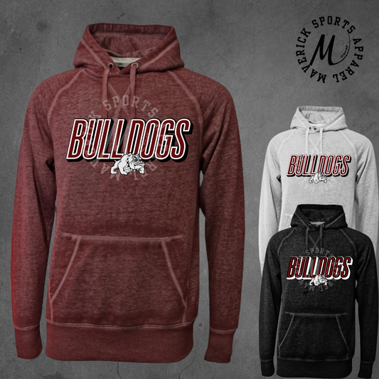 WJH Bulldogs Adult Burnout Hoodie
